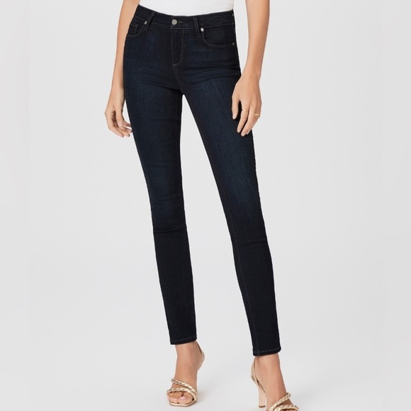 PAIGE Jeans | Skyline Skinny Dark Wash 🌸 - Picture 1 of 13